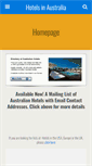 Mobile Screenshot of hotels-aus.com